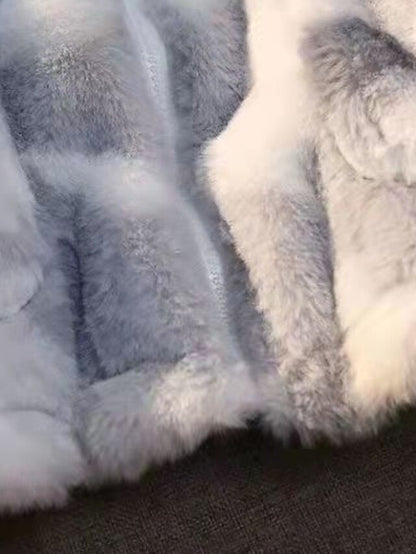 Warm Women's Fleece Faux Jacket Teddy Coat Fur