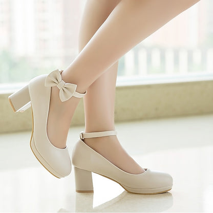 White Girls' Weddings - Shoes Jane Perfect Mary Bow for