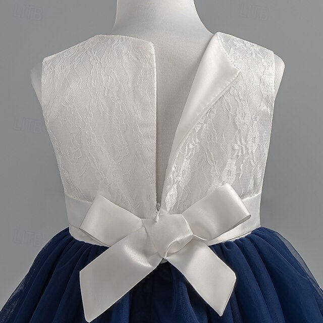 Sleeveless Party Girls' Dress Kids Floral Wedding Special