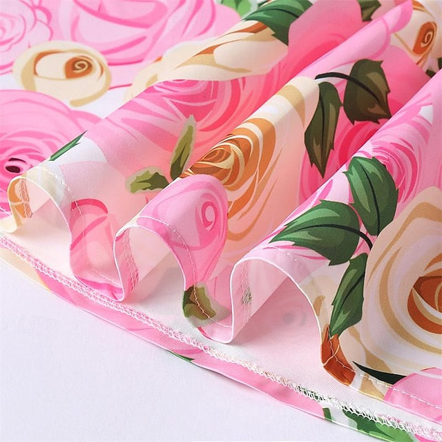 Sleeveless Summer Dress Girls' Easter 3D Party Flower