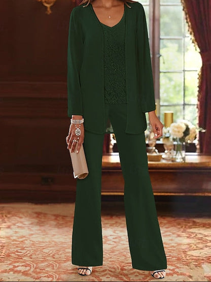 of Bride Pantsuit Piece Formal Beach 3 Mother Wedding the