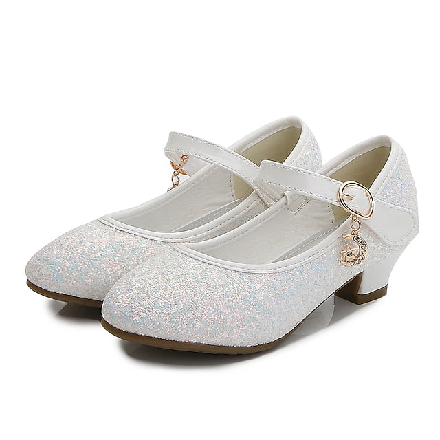Jane Sparkly Girls' Heel Low Mary - Glitter Shoes