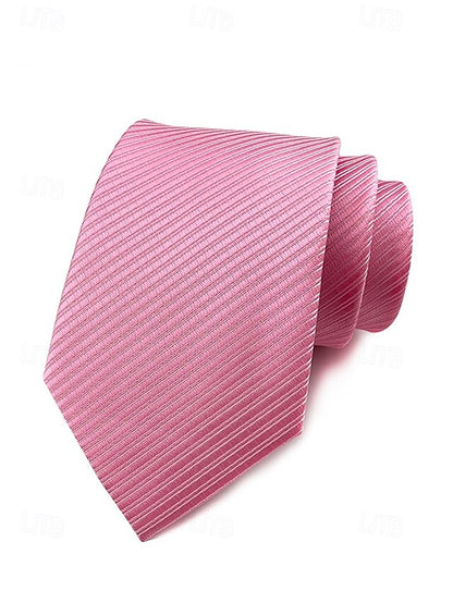 Men's tie satin striped