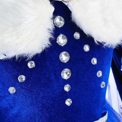 Girl Frozen Princess Elsa Party Flower Dress Fairytale Theme