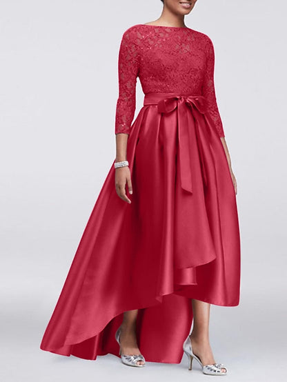 Guest the Wedding Mother Elegant Bride Dress of A-Line Size Plus