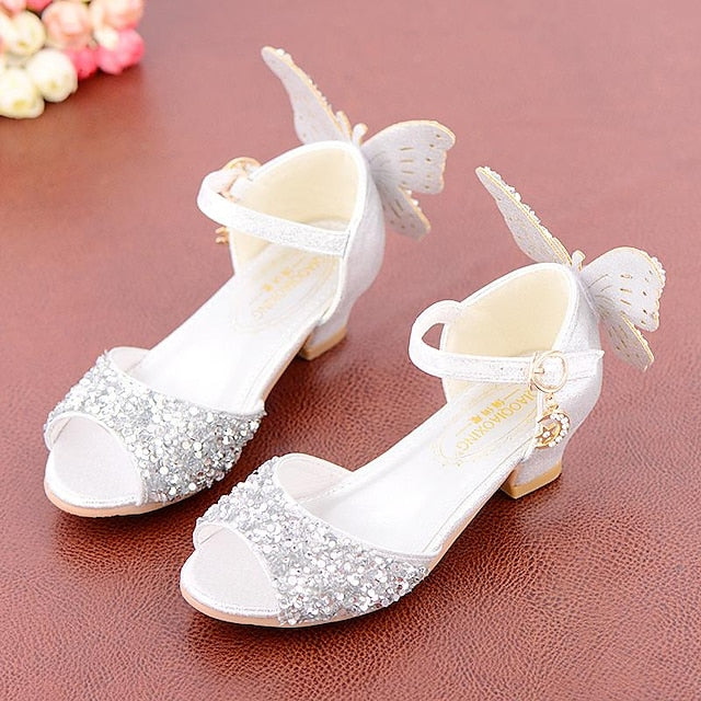 Glittery Princess Shoes Butterfly �?Sparkly Girls'