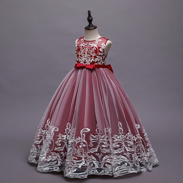 Princess Girl Kid's Dress Flower Girls'