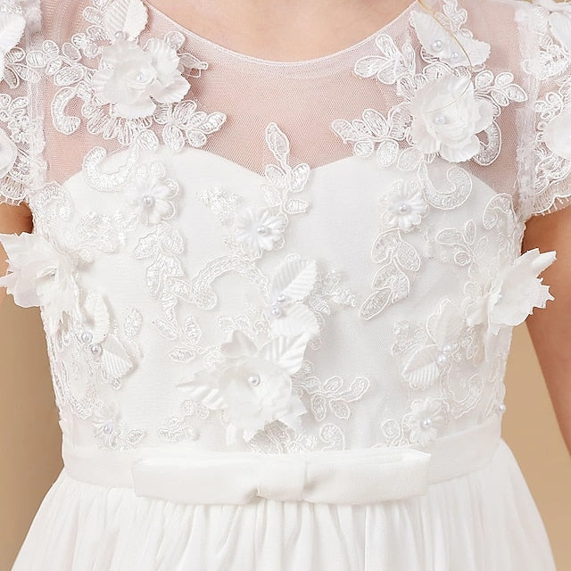 Girl Flower Communion Princess Dress Girls' First