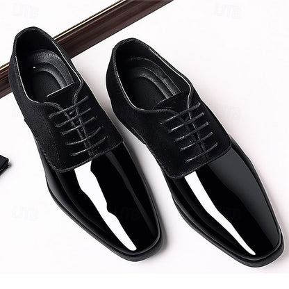 Shoes with Oxford Navy Men's Leather Blue Patent