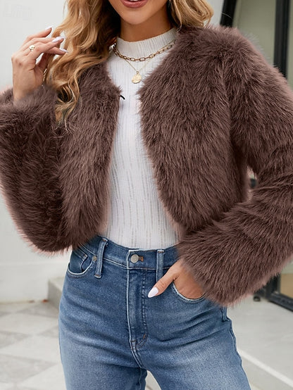 Warm Coat Faux Furs Women's Fur Comfortable Winter