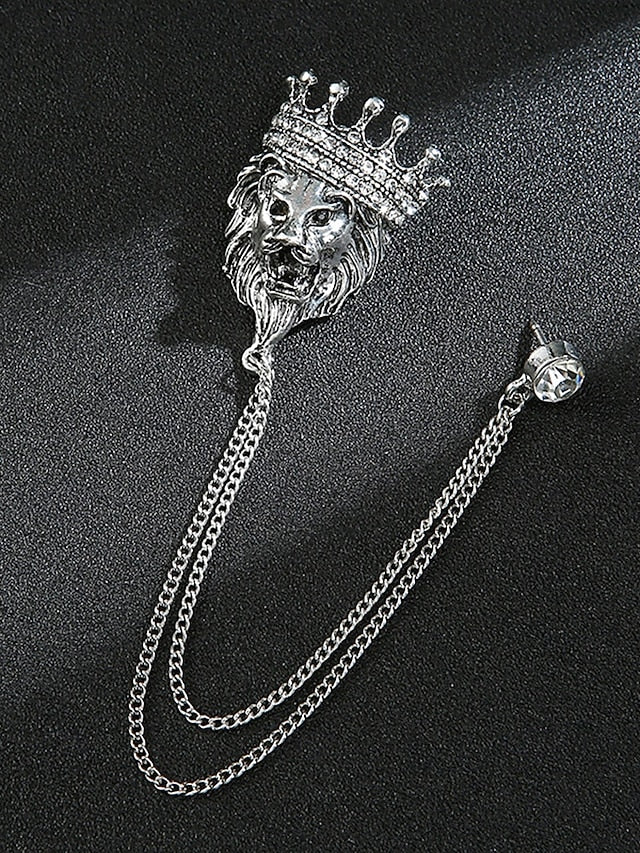 with Deer Brooch Christmas Lapel Men's Pin