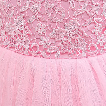 Girl Girls' Kid's Flower Princess Dress