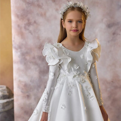 Girls' Flower Girl Dress Formal Communion First