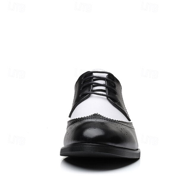 with White Black and Shoes Oxford Brogue Men's