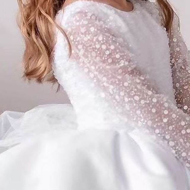 First Girl Communion Girls' Flower Dress