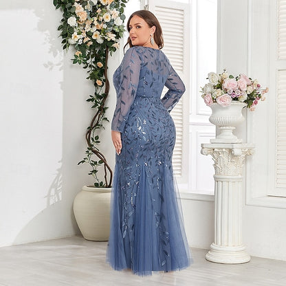 Dress Gown Trumpet Mermaid Evening Floor Formal Sparkle /