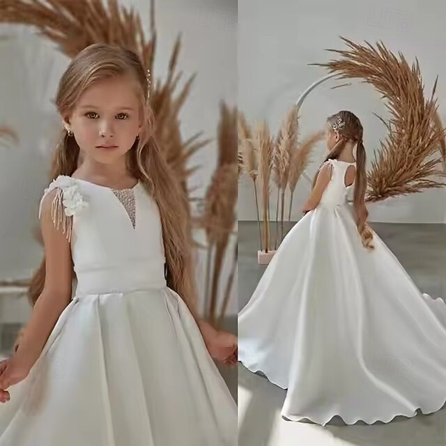 Dress Party First Communion Girl Girls' Flower