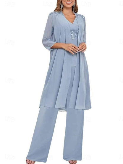 the Dress Simple Piece Bride Elegant 3 of V Wedding Mother Guest