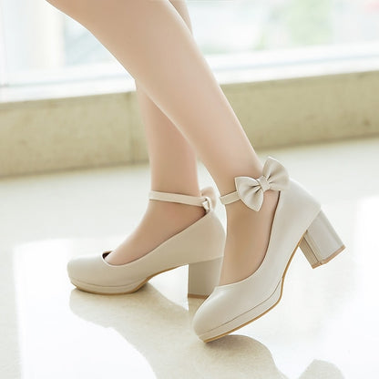 Shoes Jane Weddings Bow White for Perfect - Mary Girls'