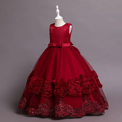 Girls' Line Kids A Plain Floral Party Little Dress