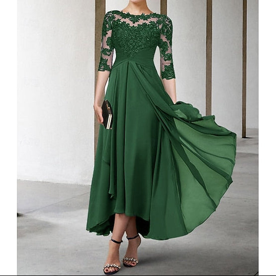 Bride Size the Wedding Plus Mother A-Line of Elegant Guest Dress