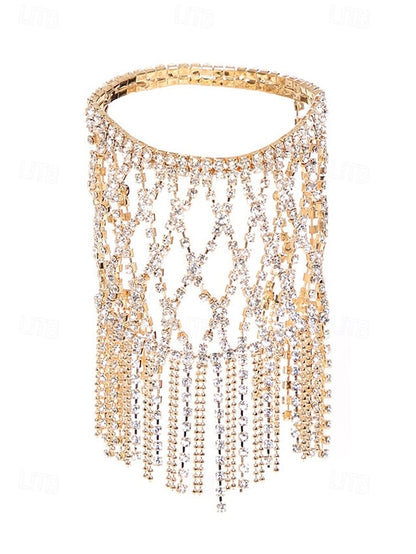 Chain Hand – Women's Crystal Rhinestone Luxury Bracelet