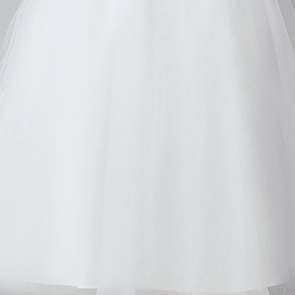 Color Girls' Dress Party Kids Girl Flower Solid