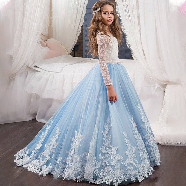 Kid's Dress Princess Girls' Girl Flower