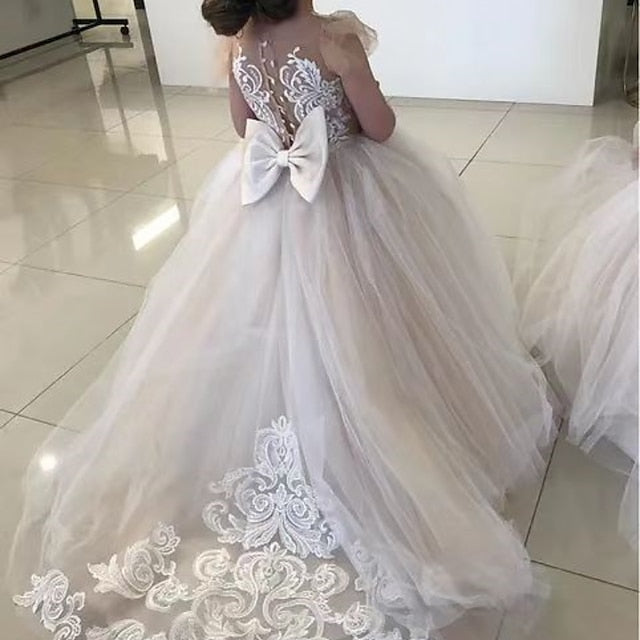 Dress Flower Party Girls' First Girl Communion