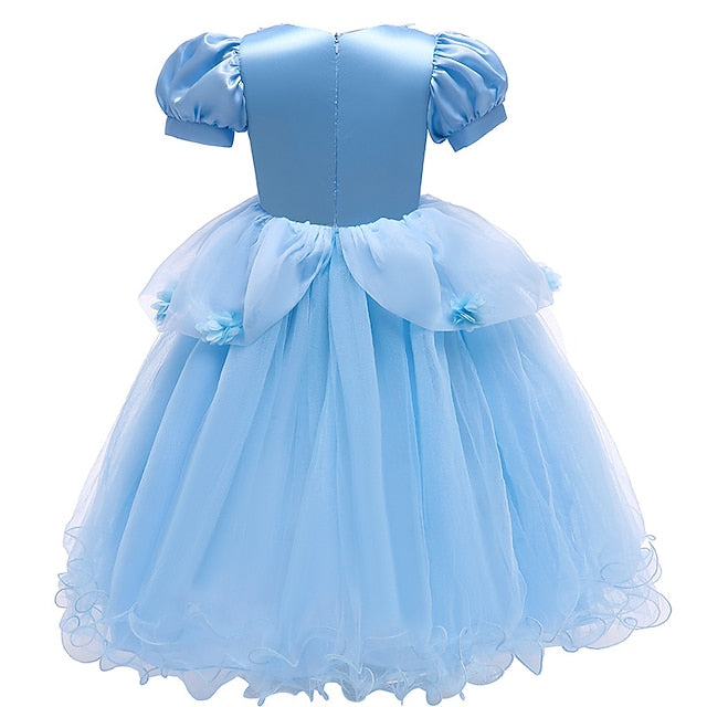 Movie Dress Cinderella Princess Girls' Girl Flower