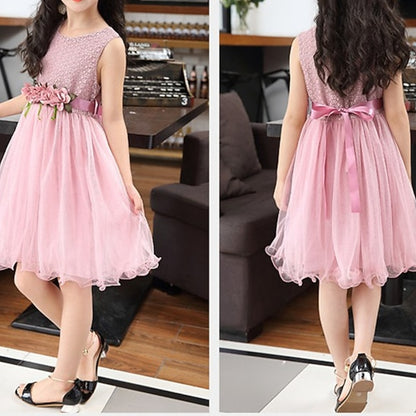 Dress Girls' Flower Girl Party Performance