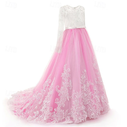 Kid's Dress Princess Girls' Girl Flower