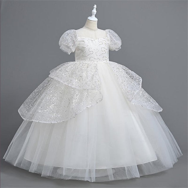 Girls' Performance Wedding Party Dress Flower Girl