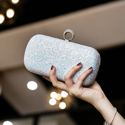 PU Wristlet Clutch Evening Leather Bag Women's Bags