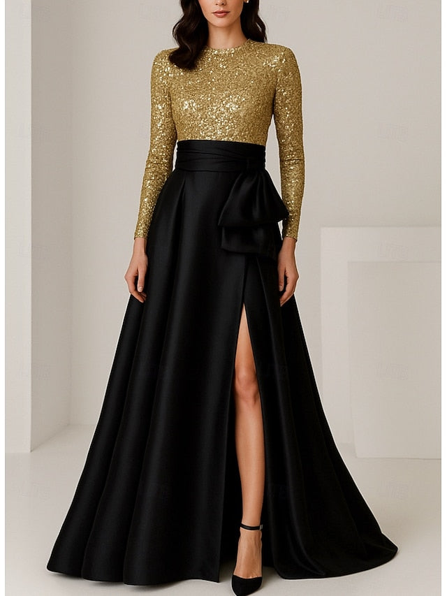 Floor Evening A-Line Length Elegant Gown Formal Dress Wedding