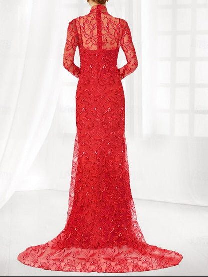 Simple the Column Mother / Bride Sheath Elegant Dress of