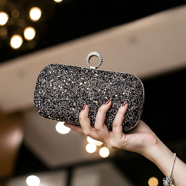 PU Wristlet Clutch Evening Leather Bag Women's Bags