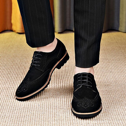 Derby Shoes Vintage – Brown Lace-Up Men's Brogue