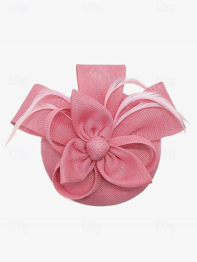 Bow Fascinator Feather Green Women's Hat Accents and with