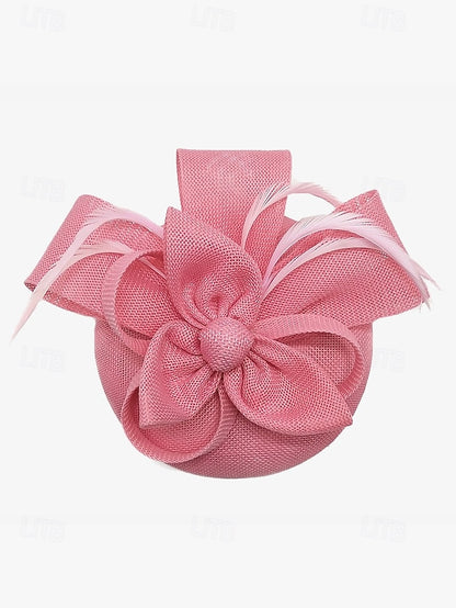 Bow Fascinator Feather Green Women's Hat Accents and with