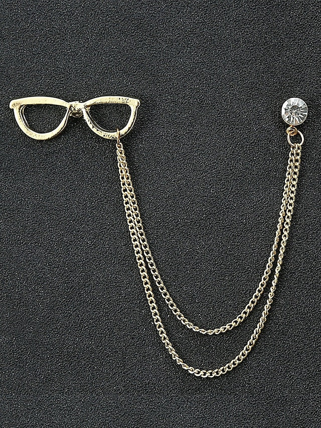 Collar Christmas Alloy – Pins Reindeer Elegant Men's