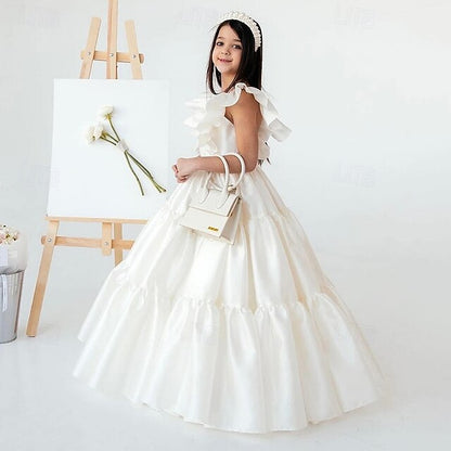 Girls' Dress Girl Formal First Communion Flower