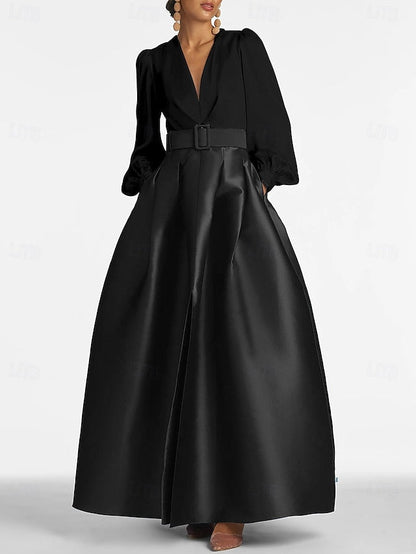 Split Evening Guest High Formal Gown Dress A-Line Wedding Floor