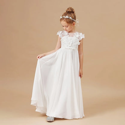 Girl Flower Communion Princess Dress Girls' First