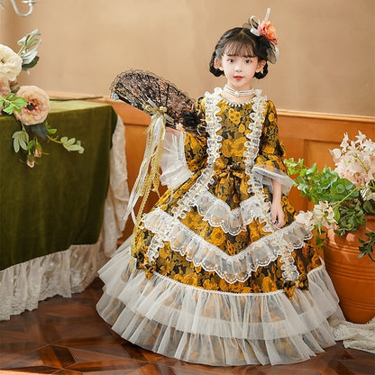 Masquerade Rococo Gothic Party Vintage Inspired Costume Dress