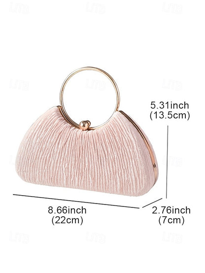 Red Party Christmas Elegant Velvet Women's – Handbag