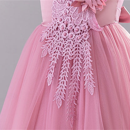 Kid's Girls' Princess Flower Dress Girl