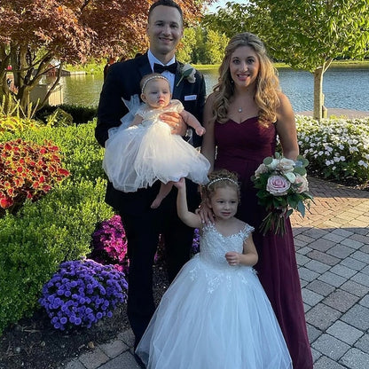 Girl Girls' Formal Dress Flower Princess