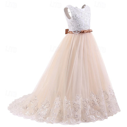 Girl Girls' Princess Kid's Dress Flower