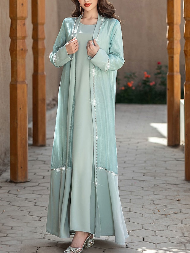 Elegant A-Line Neck Crew of Bride Dress Floor Vintage Mother the